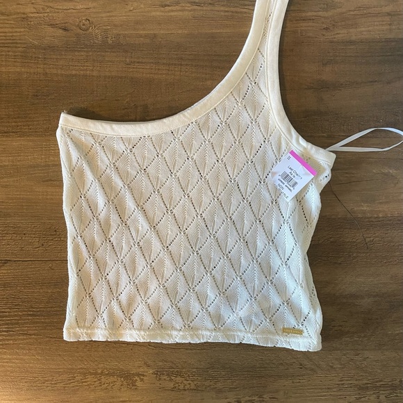 Billabong  - Cream Knit Off Shoulder Junior Top - Picture 1 of 4